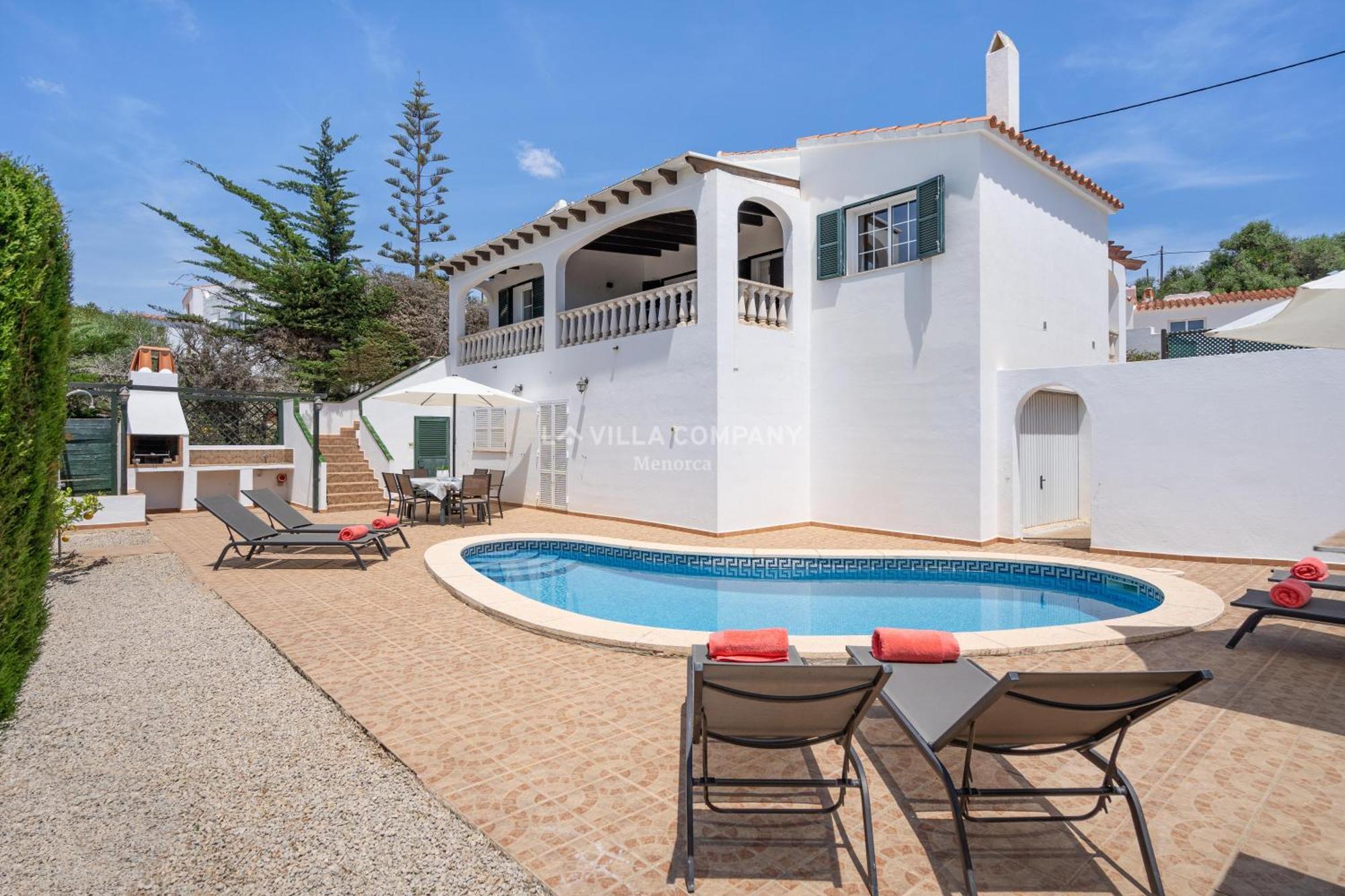Villa Sylvia Cala En Porter  Buitenkant foto