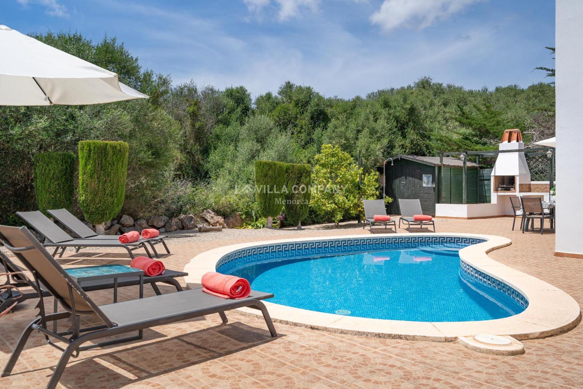 Villa Sylvia Cala En Porter  Buitenkant foto
