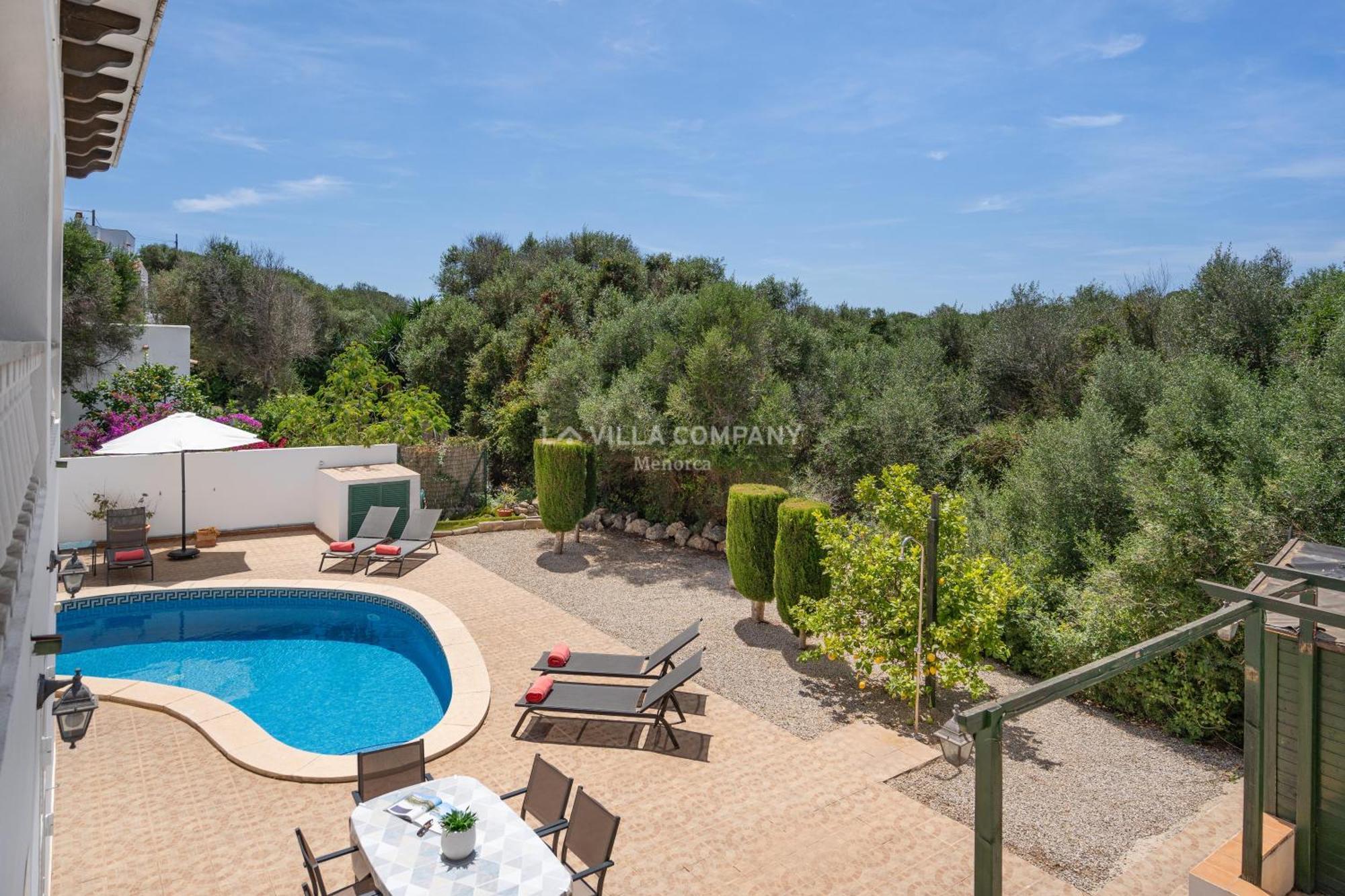 Villa Sylvia Cala En Porter  Buitenkant foto